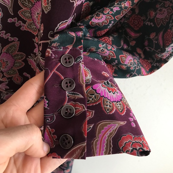 CAbi Festive Maxi Dress in Patchwork Floral - Picture 7 of 9